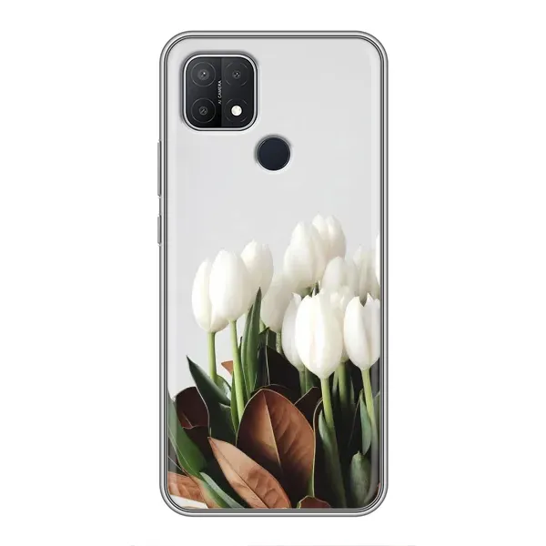 Чехол с рисунком «Букет тюльпанов» для OPPO A15 Чехол с рисунком «Букет тюльпанов» для OPPO A15