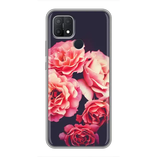 Чехол с рисунком «Бутоны» для OPPO A15 Чехол с рисунком «Бутоны» для OPPO A15