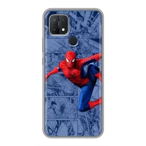 Силіконовий Чохол для OPPO A15 (Людина павук)