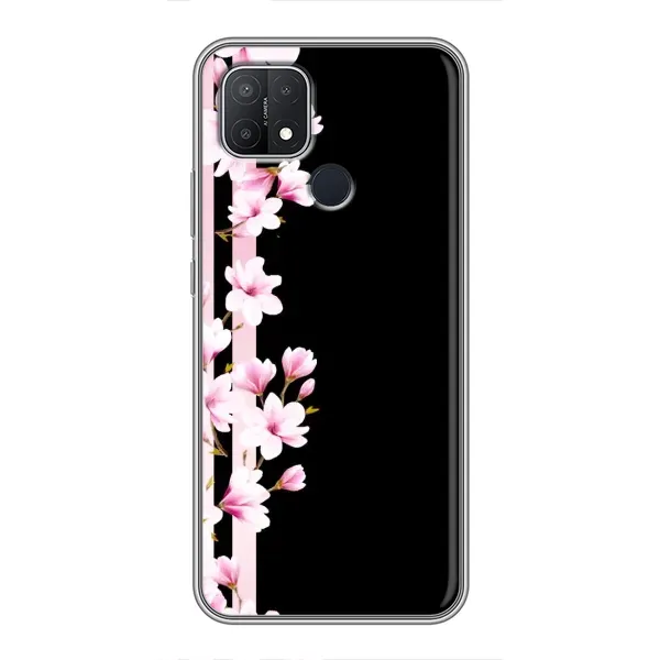 Чехол с рисунком «Цветочки» для OPPO A15 Чехол с рисунком «Цветочки» для OPPO A15
