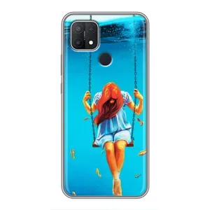 Чохол Стильні дівчата на OPPO A15 (Дівчина на гойдалці)