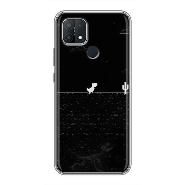 Чехол с рисунком «Динозаврик» для OPPO A15 Чехол с рисунком «Динозаврик» для OPPO A15
