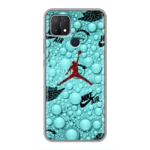 Силіконовый Чохол Nike Air Jordan на Оппо А15 (Джордан Найк)
