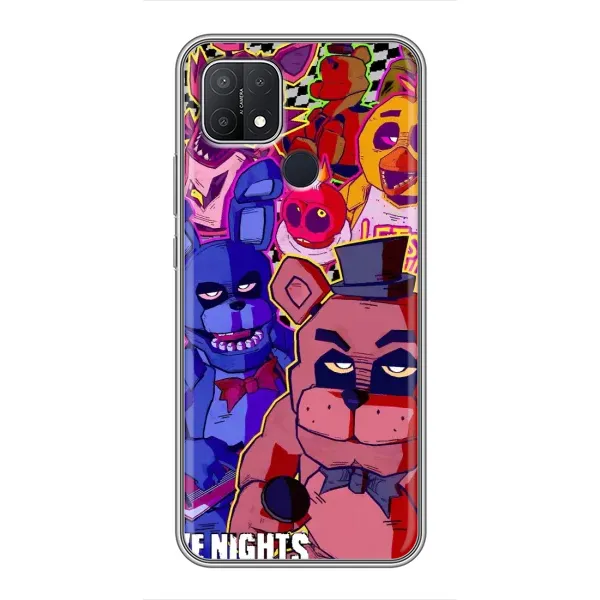 Чехол с рисунком «Фредди» для OPPO A15
