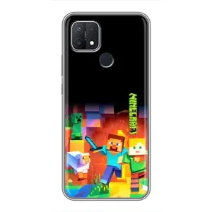Чохли для OPPO A15 (Персонажі МайнКрафт) (Герой Майнкрафт)