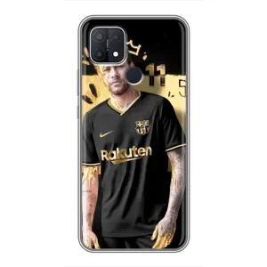 Силиконовый Чехол OPPO A15 (Gold Neymar)