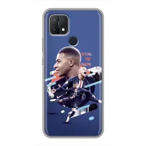 Чехол (TPU) с Футболистом на OPPO A15 (Килиан)