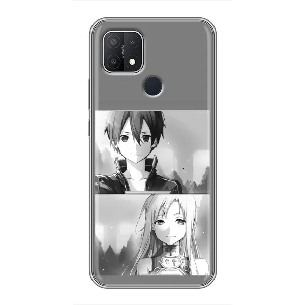 Чехол с рисунком «Кирито-Асуна» для OPPO A15 Чехол с рисунком «Кирито-Асуна» для OPPO A15