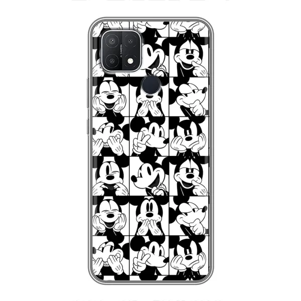 Чехол с рисунком «Коллаж Микки Маус» для OPPO A15
