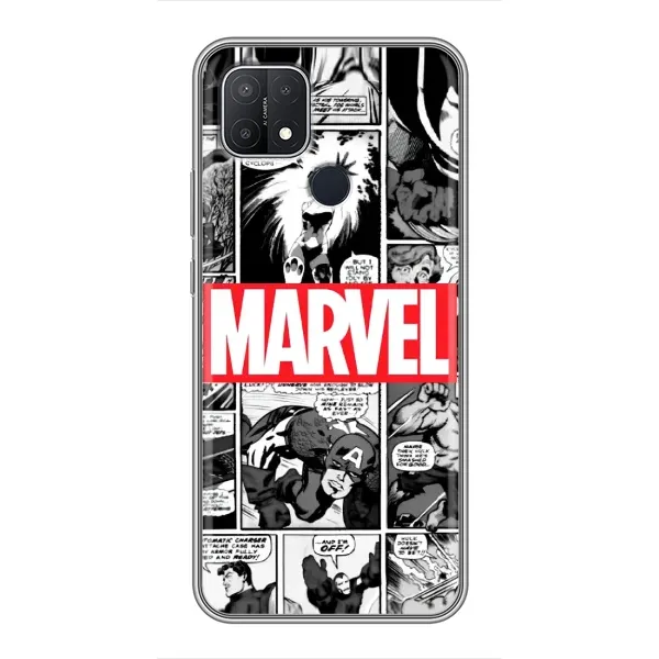 Чехол с рисунком «Комикс Марвел» для OPPO A15