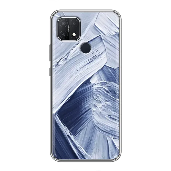 Чехол с рисунком «Краски мазки» для OPPO A15