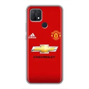 Силіконові Чохли з принтом Футбол на OPPO A15 (Man United)
