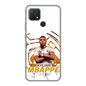 Чехол (TPU) с Футболистом на OPPO A15 (Мбаппе Реал)