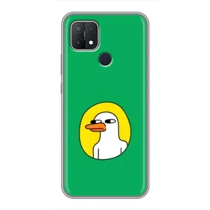 Чехол с рисунком «Мем Утка» для OPPO A15