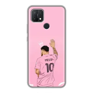 Чехлы Лео Месси в Майами на OPPO A15 (Месси Маями)