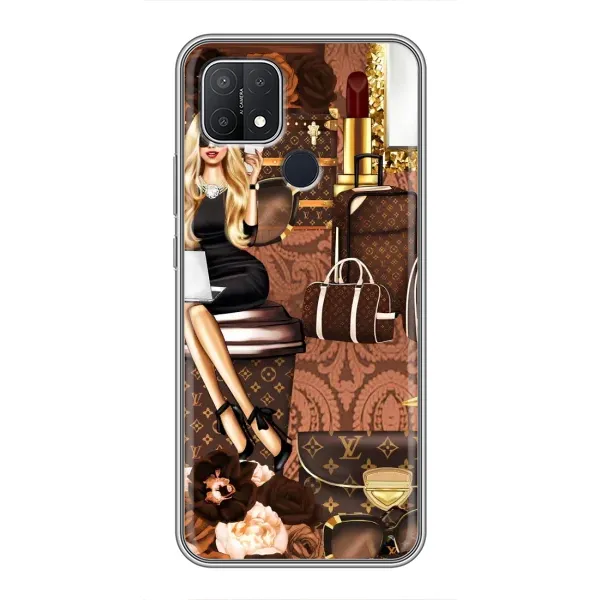 Чехол с рисунком «Мода Луи Виттон» для OPPO A15