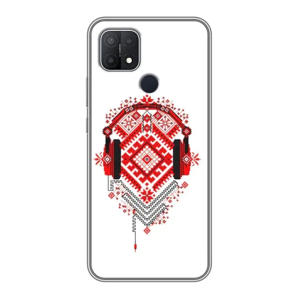 Чехол с рисунком «Модная вышиванка» для OPPO A15 Чехол с рисунком «Модная вышиванка» для OPPO A15