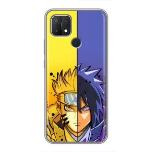 Купить Чохли на телефон з принтом Anime для OPPO A15 (Naruto Vs Sasuke)