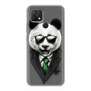 Чехлы с Пандами на OPPO A15 (Панда в очках)