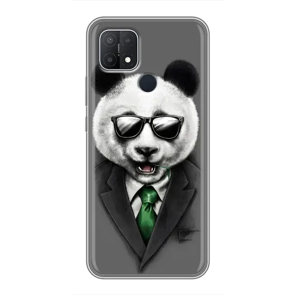 Чехол с рисунком «Панда в очках» для OPPO A15 Чехол с рисунком «Панда в очках» для OPPO A15