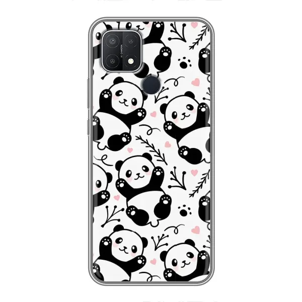 Чехол с рисунком «Пандочки» для OPPO A15 Чехол с рисунком «Пандочки» для OPPO A15