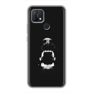 Чехол ДОБЕРМАН для OPPO A15 (Пасть добермана)