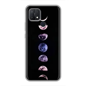 Чехол (ТПУ) с планетами на OPPO A15 (Плнеты)