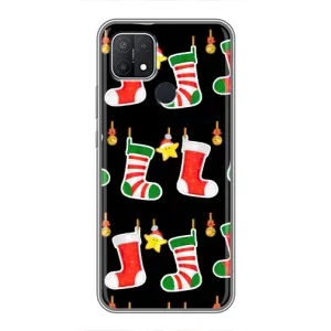 Силіконовий бампер на різдво для OPPO A15 (Різдвяні подарунки)