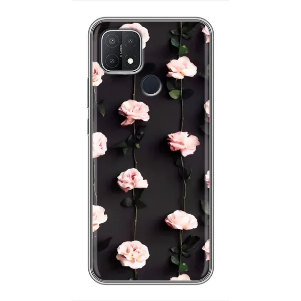 Чехол с рисунком «Розы» для OPPO A15 Чехол с рисунком «Розы» для OPPO A15