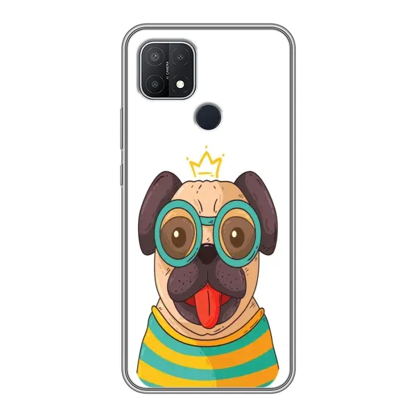 Чехол с рисунком «Собака Король» для OPPO A15 Чехол с рисунком «Собака Король» для OPPO A15