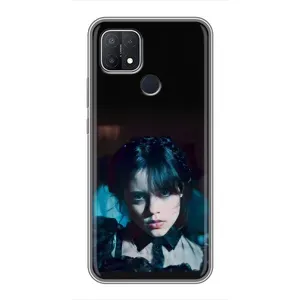 Чехлы с принтом Уэнсдей на OPPO A15 (Танец Уэнсдей)