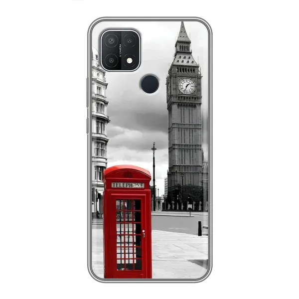 Чехол с рисунком «TELEPHONE» для OPPO A15