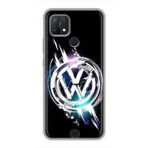 Чохол "Фольксваген" для OPPO A15 (Volkswagen на чорному)