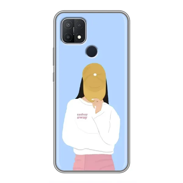 Чехол с рисунком «Желтая кепка» для OPPO A15 Чехол с рисунком «Желтая кепка» для OPPO A15