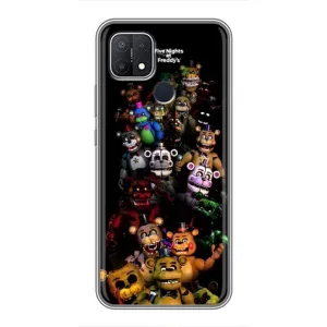 Чехлы Пять ночей с Фредди для Оппо A15s (Bear Freddy's)