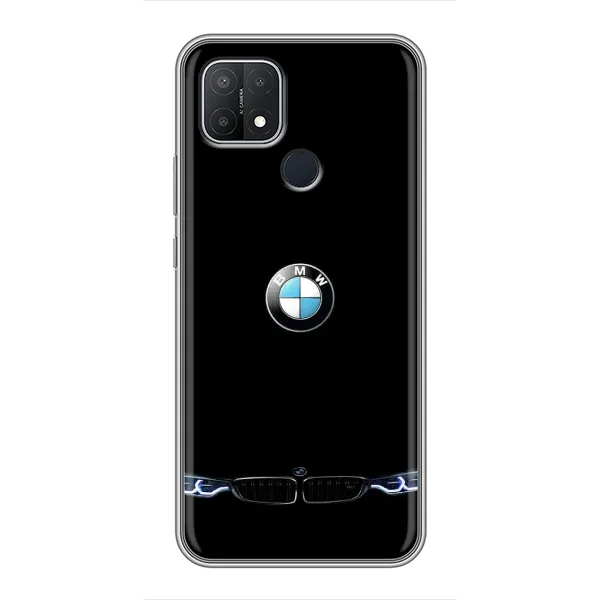 Чехол с рисунком «Черный BMW» для OPPO A15s Чехол с рисунком «Черный BMW» для OPPO A15s