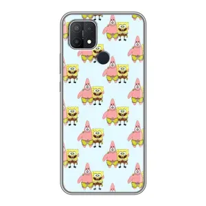 Чехлы с Патриком на OPPO A15s (Боб и Патрик)