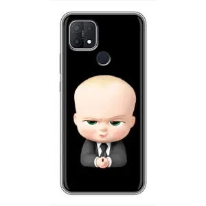 Мультяшный принт на Чехол для Оппо A15s (Бос)
