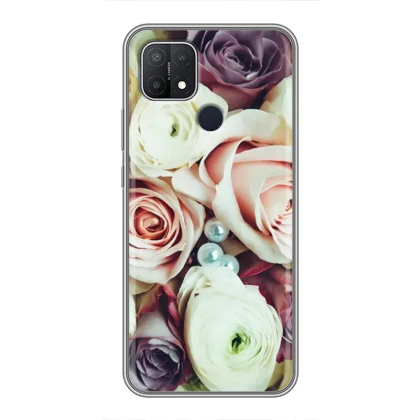 Чехол с рисунком «Букет РОЗ» для OPPO A15s Чехол с рисунком «Букет РОЗ» для OPPO A15s