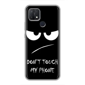 Чехол с прикольным текстом на OPPO A15s (Dont)