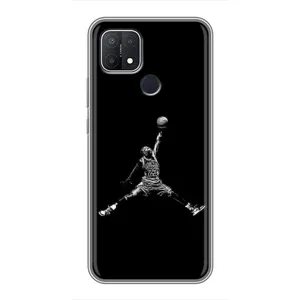 Силіконовый Чохол Nike Air Jordan на Оппо A15s (Джордан)