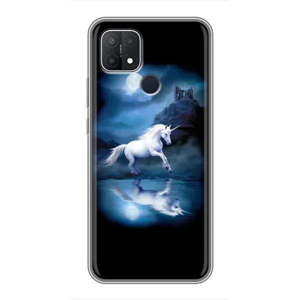 Чехол с рисунком «Единорог» для OPPO A15s Чехол с рисунком «Единорог» для OPPO A15s