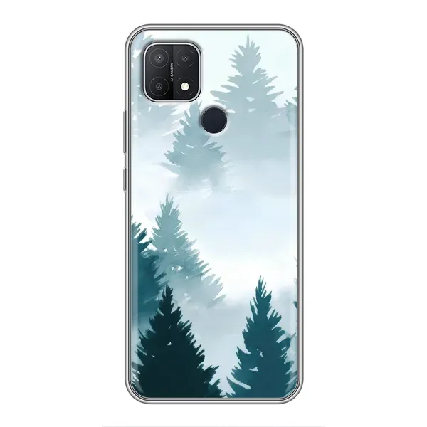 Чехол с рисунком «Горный лес» для OPPO A15s Чехол с рисунком «Горный лес» для OPPO A15s