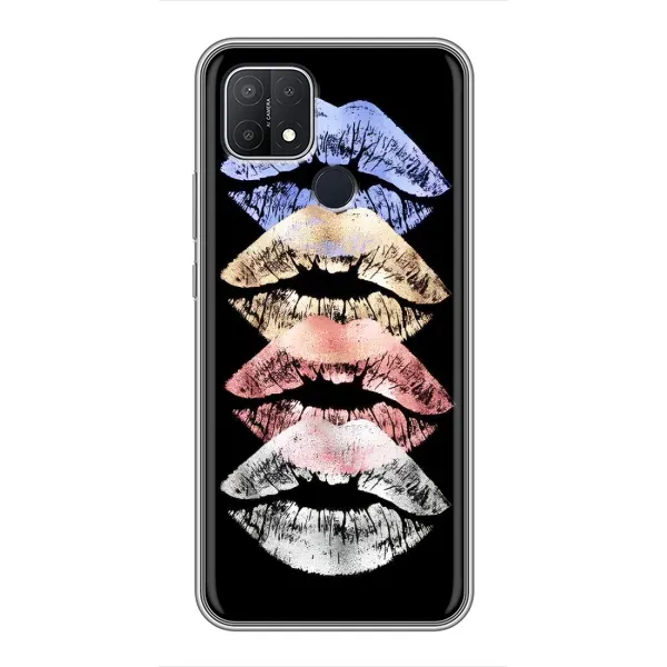 Чехол с рисунком «Губы» для OPPO A15s Чехол с рисунком «Губы» для OPPO A15s