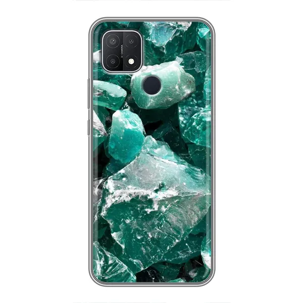 Чехол с рисунком «Изумруд» для OPPO A15s