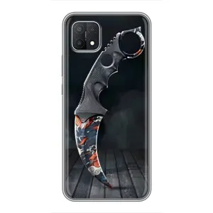 Чехол с рисунком «Кинжал КС ГО» для OPPO A15s