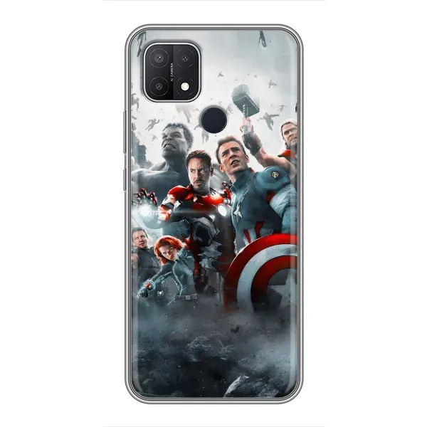 Чехол с рисунком «Команда марвел» для OPPO A15s Чехол с рисунком «Команда марвел» для OPPO A15s