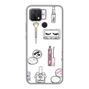 Девчачий Чехол для OPPO A15s (Косметика)
