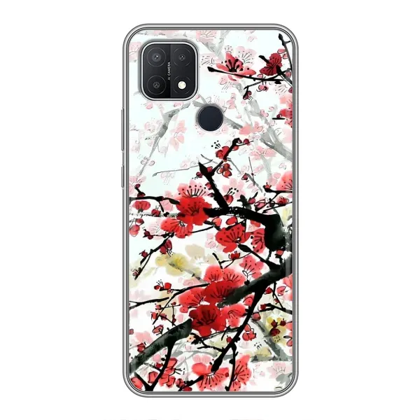 Чехол с рисунком «Красивая Сакура» для OPPO A15s Чехол с рисунком «Красивая Сакура» для OPPO A15s
