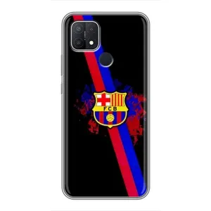 Чехол для OPPO A15s (Барселона) (Лого Барсы)